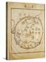 Map of Milan, Italy, from Ptolemy's Codex-null-Stretched Canvas