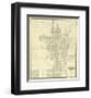 Map of Milwaukee, c.1856-I^ A^ Lapham-Framed Art Print