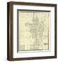 Map of Milwaukee, c.1856-I^ A^ Lapham-Framed Art Print