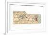 Map of Milwaukee (C.1900), Maps-Encyclopaedia Britannica-Framed Giclee Print