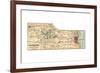 Map of Milwaukee (C.1900), Maps-Encyclopaedia Britannica-Framed Giclee Print