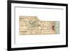 Map of Milwaukee (C.1900), Maps-Encyclopaedia Britannica-Framed Giclee Print