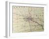 Map of Minneapolis and St. Paul-gemenacom-Framed Art Print