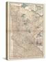 Map of Minnesota-Encyclopaedia Britannica-Stretched Canvas