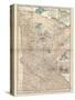 Map of Minnesota-Encyclopaedia Britannica-Stretched Canvas