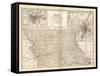 Map of Missouri, Northern Part-Encyclopaedia Britannica-Framed Stretched Canvas