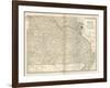 Map of Missouri, Southern Part. United States-Encyclopaedia Britannica-Framed Art Print