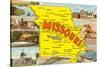 Map of Missouri-null-Stretched Canvas