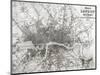 Map of Modern London and Its Environs, 1854-null-Mounted Giclee Print