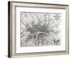 Map of Modern London and Its Environs, 1854-null-Framed Giclee Print