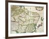 Map of Mongolia Showing Part of Russia, Japan and China, C.1680-Frederick de Wit-Framed Giclee Print