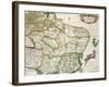 Map of Mongolia Showing Part of Russia, Japan and China, C.1680-Frederick de Wit-Framed Giclee Print