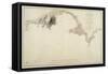 Map of Montevideo Harbor and Bay, from French Nautical Atlas, 1833-null-Framed Stretched Canvas
