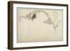 Map of Montevideo Harbor and Bay, from French Nautical Atlas, 1833-null-Framed Giclee Print