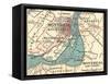 Map of Montreal (C. 1900), Maps-Encyclopaedia Britannica-Framed Stretched Canvas