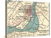 Map of Montreal (C. 1900), Maps-Encyclopaedia Britannica-Stretched Canvas