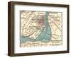 Map of Montreal (C. 1900), Maps-Encyclopaedia Britannica-Framed Art Print