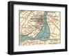 Map of Montreal (C. 1900), Maps-Encyclopaedia Britannica-Framed Art Print