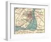 Map of Montreal (C. 1900), Maps-Encyclopaedia Britannica-Framed Art Print