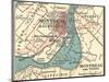 Map of Montreal (C. 1900), Maps-Encyclopaedia Britannica-Mounted Art Print