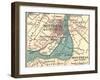 Map of Montreal (C. 1900), Maps-Encyclopaedia Britannica-Framed Art Print