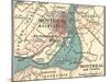 Map of Montreal (C. 1900), Maps-Encyclopaedia Britannica-Mounted Art Print