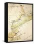 Map of Morocco from Grand or High Atlas Region-null-Framed Stretched Canvas