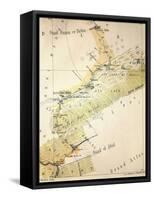 Map of Morocco from Grand or High Atlas Region-null-Framed Stretched Canvas