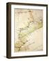 Map of Morocco from Grand or High Atlas Region-null-Framed Giclee Print