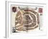 Map of Moscow, 1572-Georg Braun-Framed Giclee Print