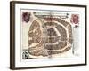 Map of Moscow, 1572-Georg Braun-Framed Giclee Print