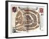 Map of Moscow, 1572-Georg Braun-Framed Giclee Print