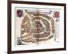 Map of Moscow, 1572-Georg Braun-Framed Giclee Print