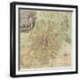 Map of Moscow, 1739-Ivan Fyodorovich Michurin-Framed Giclee Print