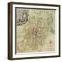 Map of Moscow, 1739-Ivan Fyodorovich Michurin-Framed Giclee Print