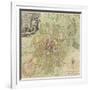 Map of Moscow, 1739-Ivan Fyodorovich Michurin-Framed Giclee Print