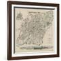 Map of Moscow, 1836-W.B. Clarke-Framed Giclee Print