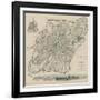 Map of Moscow, 1836-W.B. Clarke-Framed Giclee Print