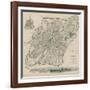 Map of Moscow, 1836-W.B. Clarke-Framed Giclee Print