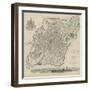 Map of Moscow, 1836-W.B. Clarke-Framed Giclee Print