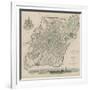 Map of Moscow, 1836-W.B. Clarke-Framed Giclee Print