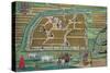 Map of Moscow, from Civitates Orbis Terrarum by Georg Braun-Joris Hoefnagel-Stretched Canvas