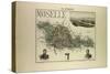 Map of Moselle 1896, France-null-Stretched Canvas
