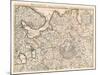 Map of Muscovy Par Delisle (De L'isle), Guillaume (1675-1726). Etching, Watercolour, 1740, Private-Guillaume Delisle-Mounted Giclee Print