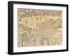 Map of Nagasaki-null-Framed Giclee Print