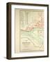 Map of Nantes-null-Framed Giclee Print