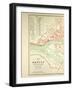 Map of Nantes-null-Framed Giclee Print