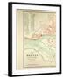 Map of Nantes-null-Framed Giclee Print