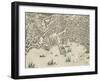 Map of Naples, 1566, by Etienne Duperac-null-Framed Giclee Print