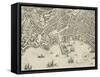 Map of Naples, 1566, by Etienne Duperac-null-Framed Stretched Canvas